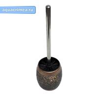 Ёрш напольный, акриловый, коричневый, битое стекло, код: 801, САНАКС